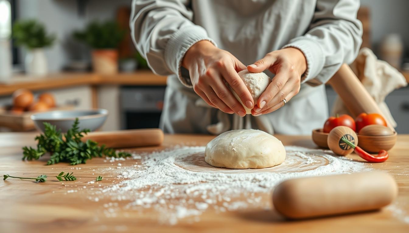 Quick weeknight dinner prepared in a home kitchen