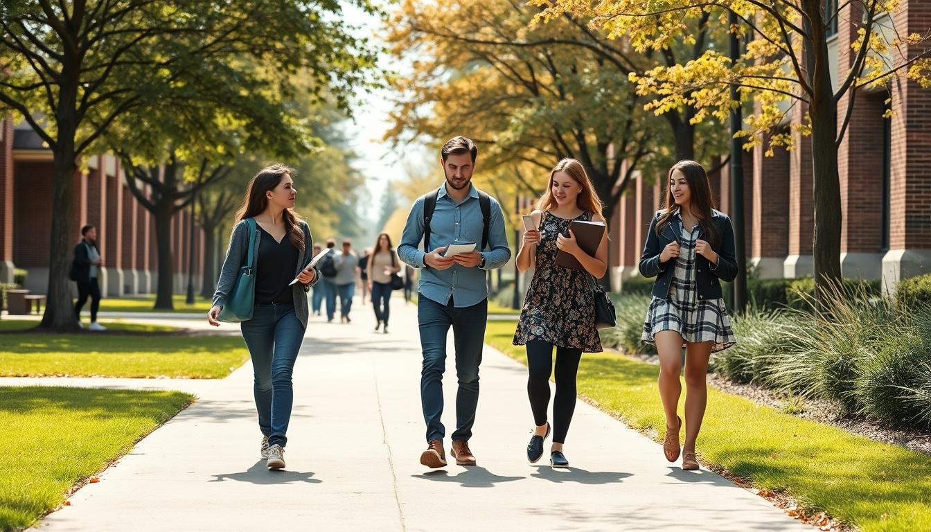 Structured study materials and learning resources on a desk