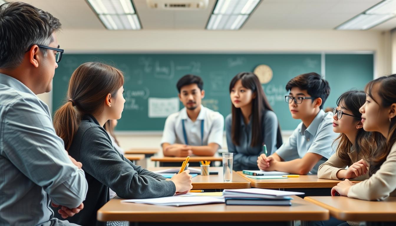 Student developing practical and academic skills